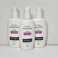 3 NEW Neutrogena Oil Free Facial Moisture SPF35 Broad Spectrum 2.5 Discontinued