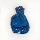 Vintage 1959 Ponytail Barbie Gay Parisienne Blue Polka Dot Dress Fashion 964