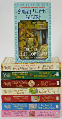 Complete Set Of 8 Cottage Tales Of Beatrix Potter (PB ) Susan Wittig Albert  -VG