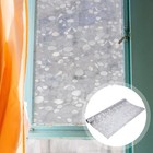 3D Stained Window Static Film 3D Pebbles Pattern Window No Glue Film Window