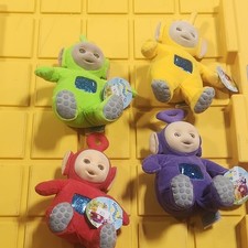 1998 Teletubbies Eden Plush - Tinky Winky Dipsy La La Po - complete set NWT H21