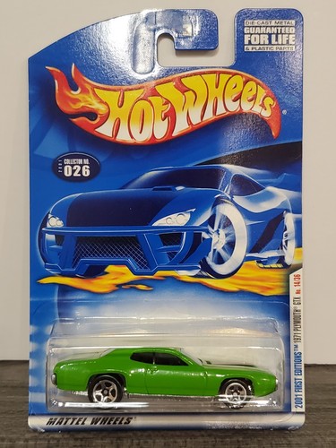 Lot of 10 Hot Wheels 2001 FE 1971 Plymouth GTX Green 5SP #026 1:64 Diecast NIP - Picture 2 of 11