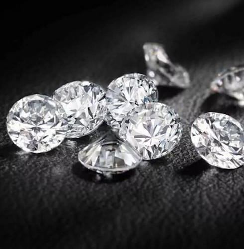 Certified 1 mm Round Cut CVD Diamond J Color IF Clarity 100 Pcs Diamond Lot - Picture 1 of 8