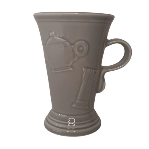 Fiesta Pearl Gray Pedestal Mug 21 Oz Homer Laughlin Fiestaware