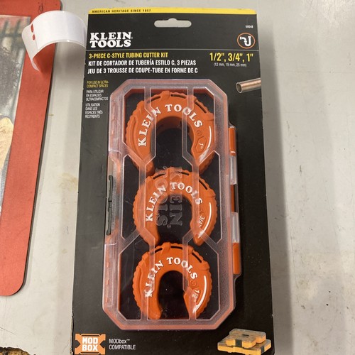 Klein Tools C-Style Copper Tubing Cutter Kit 3-Piece (50048)... FREE S&H!