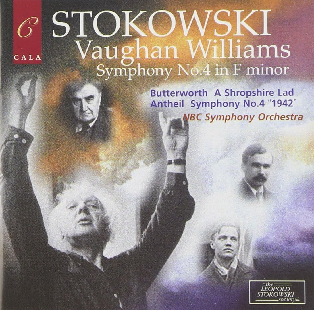 Stokowski Vaughan Williams Symphony no. 4 NBC Symphony Cala CD (2000)