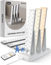 6-Pack under Cabinet Lighting with Charging Station, 2000Mah Rechargeable Wirele