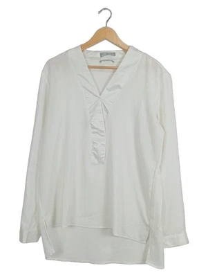 Fresh Made Chemisier Femmes Blanc Casual Manches Longues (EU 40, INT L) - Photo 1/3