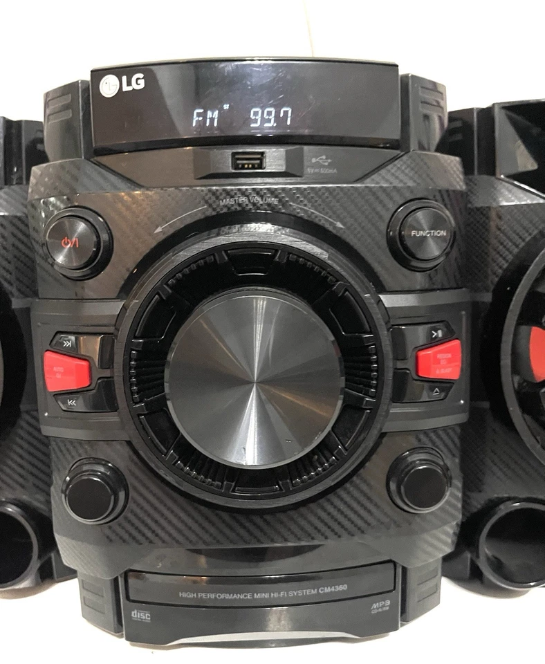 Mini sistema estéreo Hi-Fi LG CM4360 reproductor de CD Bluetooth AM/FM USB MP3 CD-R/RW C4 Foto 3 de 4
