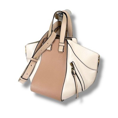 Loewe Hammock Small 2Way Shoulder Bag Pink/Beige Gebraucht Original