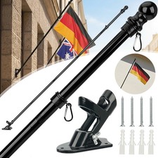 Fahnenstange 1,8m Fahnenmast Flaggenmast Fahn...