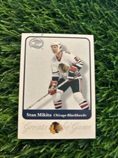 2001-02 Fleer Greats of the Game #31 Stan Mikita Chicago Blackhawks H2
