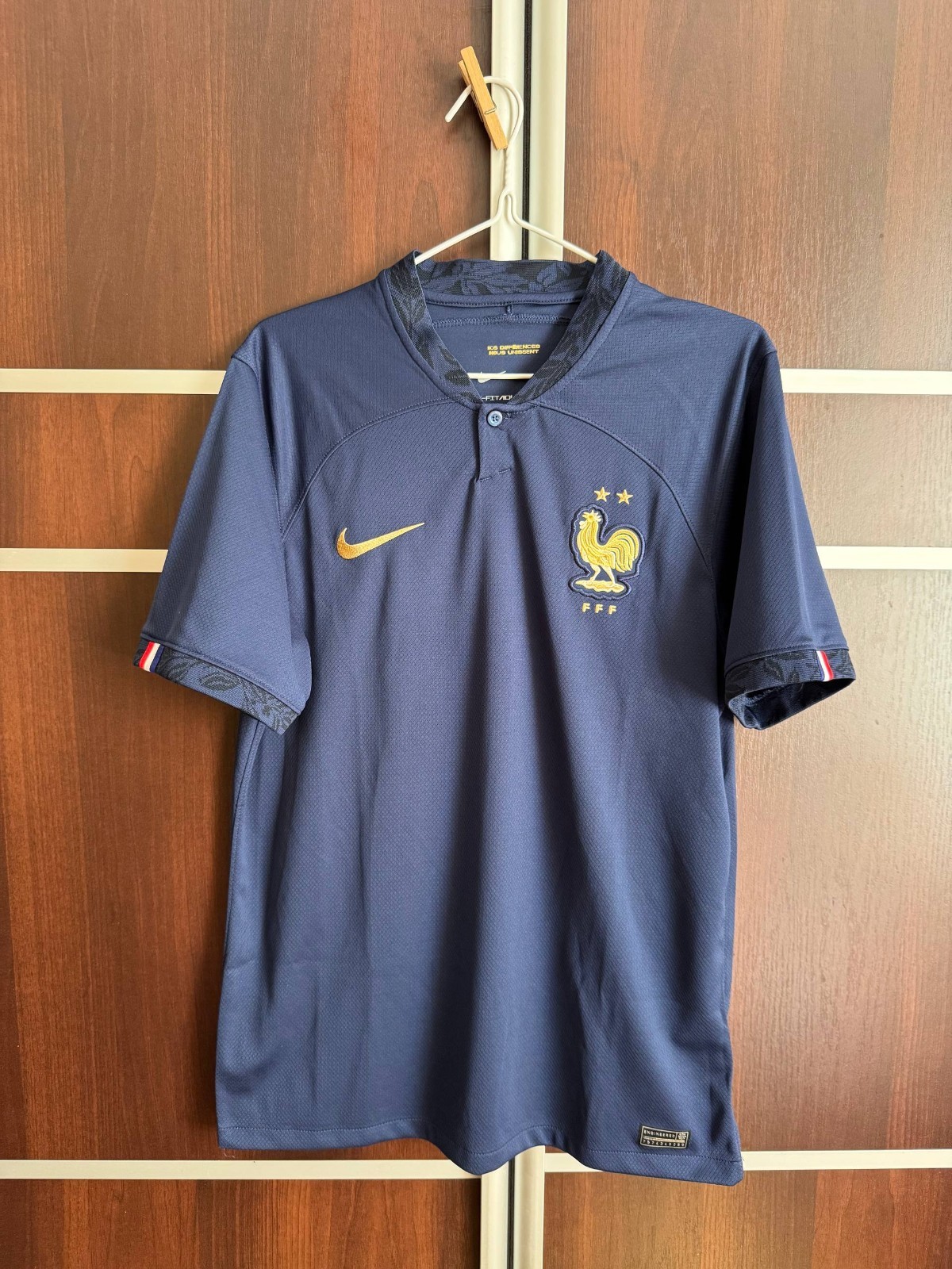 France National Team 2022/2023 Home Wc Football Shirt Jersey Nike Size M