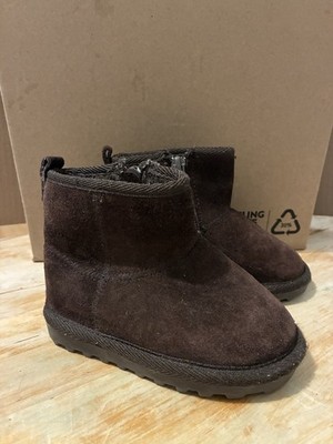 Toddler Bearpaw Brown Booties 6c Preowned