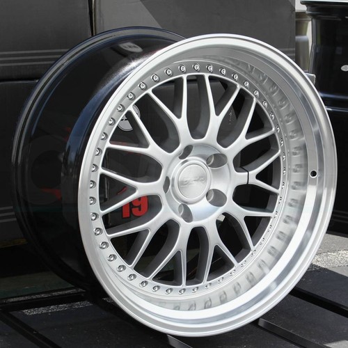 One 18x9.5 ESR SR01 SR1 5x120 35 Hyper Silver Wheel Rim 72.56