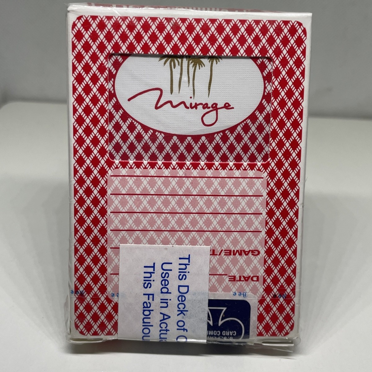 Vintage MIRAGE LAS VEGAS CASINO BEE Playing Cards, Casino Floor