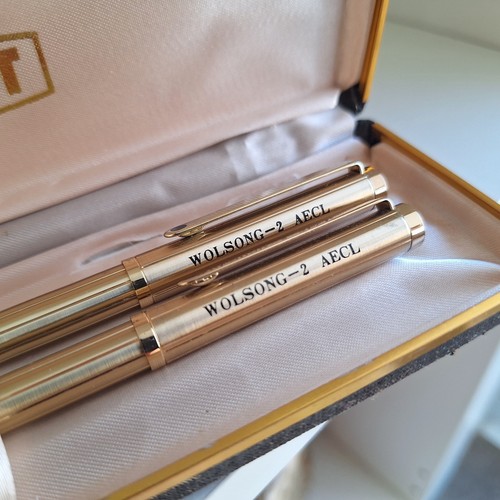 Vintage AECL Pilot Pens In Box Wolsong - 2 Marked 1980s? Ink / Lead Set - Picture 2 of 24