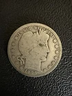1906-O United States 90% Silver Barber Half Dollar .50 Cent Coin