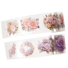 2 Rollen Scrapbooking-Klebeband, selbstklebendes Handkonto, dekoratives