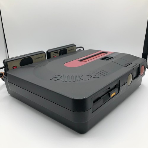 Console Sharp Twin Famicom NTSC-J AN-500B Black Disk non funzionante GIAPPONE - Foto 3 di 14