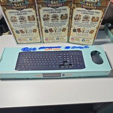 ONN Wireless Keyboard  Mouse Bundle 104 Keys 1600 DPI 2.4GHz Plug  Play Black