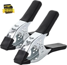 - Spring Clamps, 2 Pack, 6 Inches, Heavy Duty, Metal, Spring Clips ⭐️⭐️⭐️⭐️⭐️