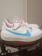 Nike women's Air Force 1 Platform pastel sneaker shoes DZ5197-100 size 10