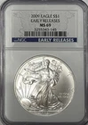 2009 Silver Eagle NGC MS69 Early Releases