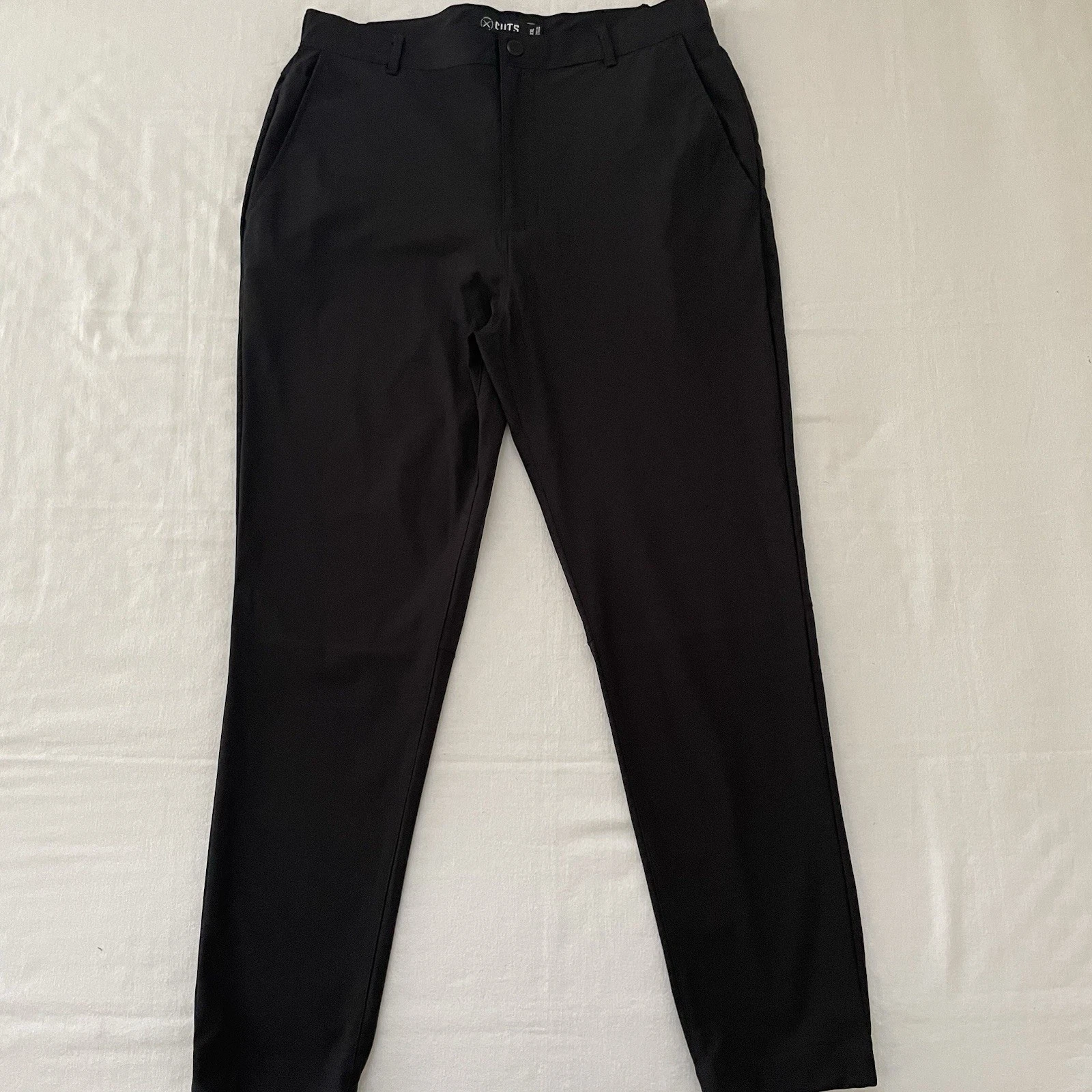 Cuts AO Jogger Slim Fit Men Pants 2XL Black 29” Stretch Tapered Golf City Wear