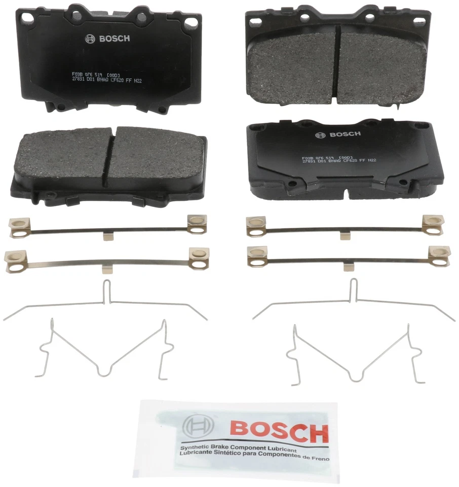 Bosch QuietCast Ceramic Brake Pad and Rotor Kit For 98-07 Lexus LX470 Toyota — 第 2/4 张图片