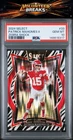 Select 2024 Panini Select #33 Patrick Mahomes II Zebra Prizm Shock PSA GM MT 10