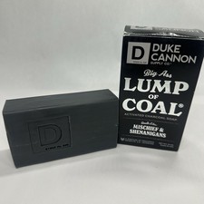 Duke Cannon Co. Lump Of Coal Charcoal Bar Soap - 10oz Stocking Made in USA