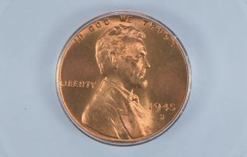 1945-S Lincoln Wheat Cent MS67 RD ICG *6096 - Picture 3 of 5