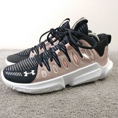 Under Armour Flow Breakthru 4 Womens Size 9 Metallic Pink Basketball Shoes