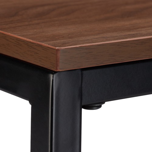 Wooden side table 2 Tiers Easy Clean Wooden Coffee Table Modern Side Table - Picture 6 of 8