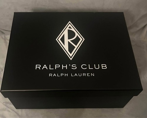 NUEVO Juego de 2 cajas de regalo de vidrio Ralph Lauren Martini monograma Ralph's Club R - Imagen 5 de 5