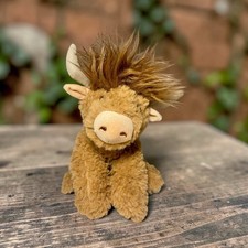 The Petting Zoo Highland Cow Soft Plush Stuffed Animal