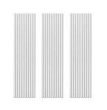 30Pcs 1/8 X 12In Acrylic Dowel Rods Sticks, Clear round Plastic Rods