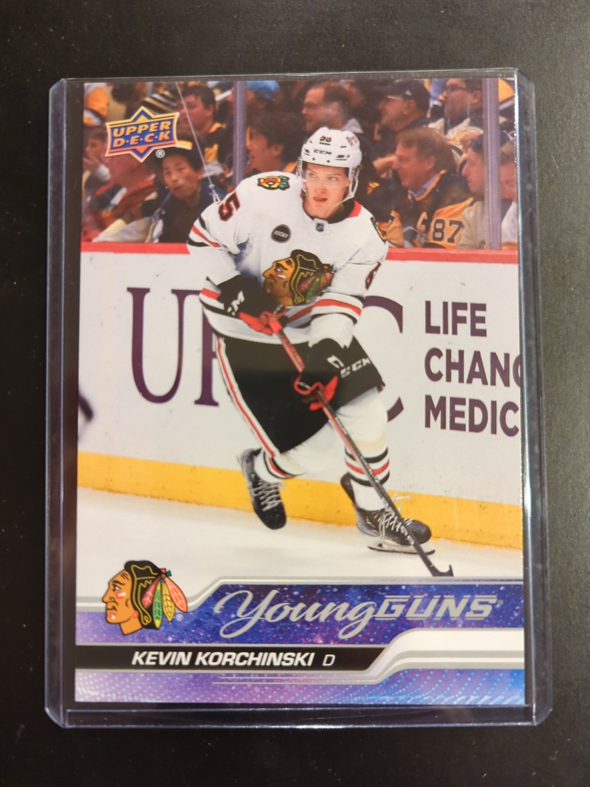 2023-24 Upper Deck Series 2 Jumbo Young Guns Kevin Korchinski RC #486 Hockey Card