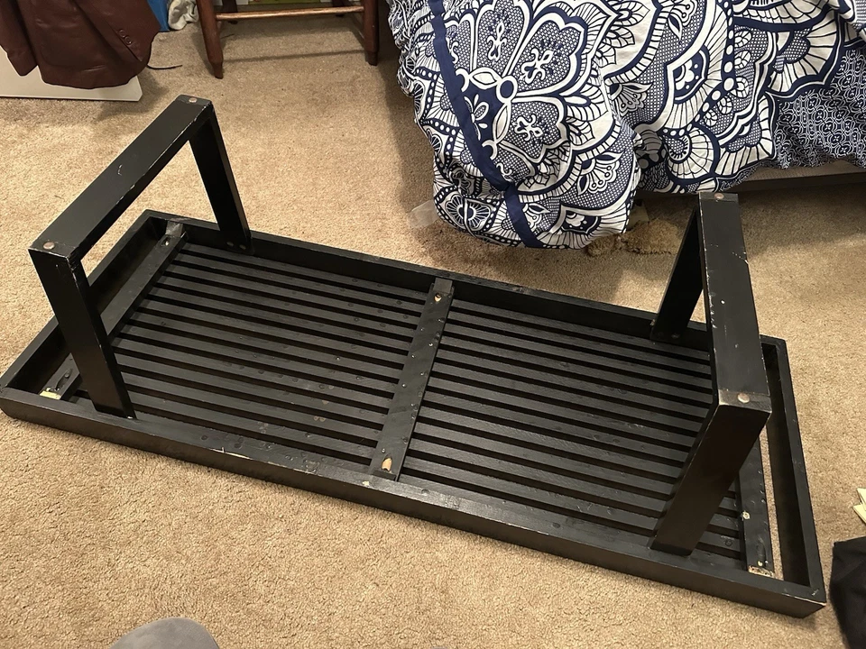 Banco de listones estilo George Nelson MCM 60s Foto 3 de 4