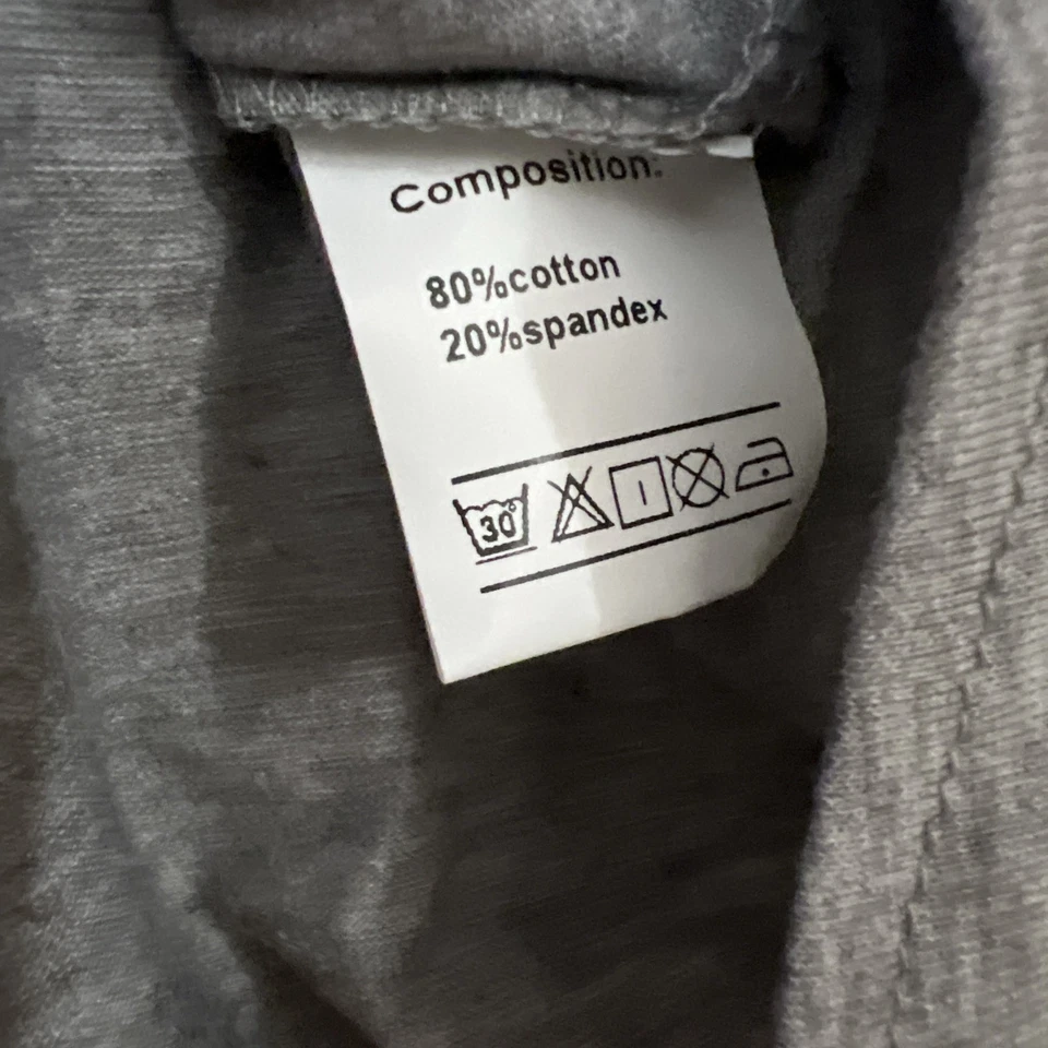 Camisa de manga corta para mujer cuello vuelto cárdigan camiseta %80 algodón talla M Foto 3 de 4