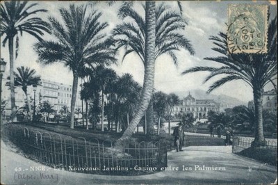 Nice Alpes Maritimes Nice Nouveaux Jardin Casino Palmiers