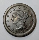 Photo of a 1850-P Large Cent from an eBay listing that sold on Jul 17, 2026