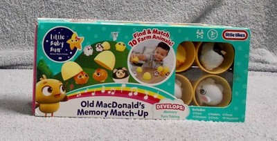 NEW LITTLE TIKES OLD MacDONALD EGG MEMORY MATCH-UP GAME
