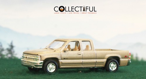 RACING CHAMPIONS - '99 CHEVY SILVERADO - LIGHT GOLD - DIECAST MODEL CAR 🔥 554