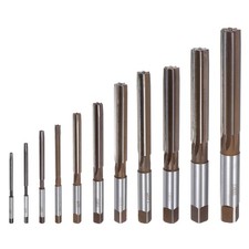 11pcs Hand Reamers Set 3mm-20mm H7 Metric Alloy Steel Reamer Bit Straight Flutes