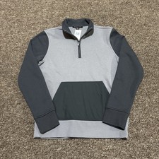 Michael Kors Quarter Zip MK Logo Fleece Sweater Classic Preppy Men Size S NWT