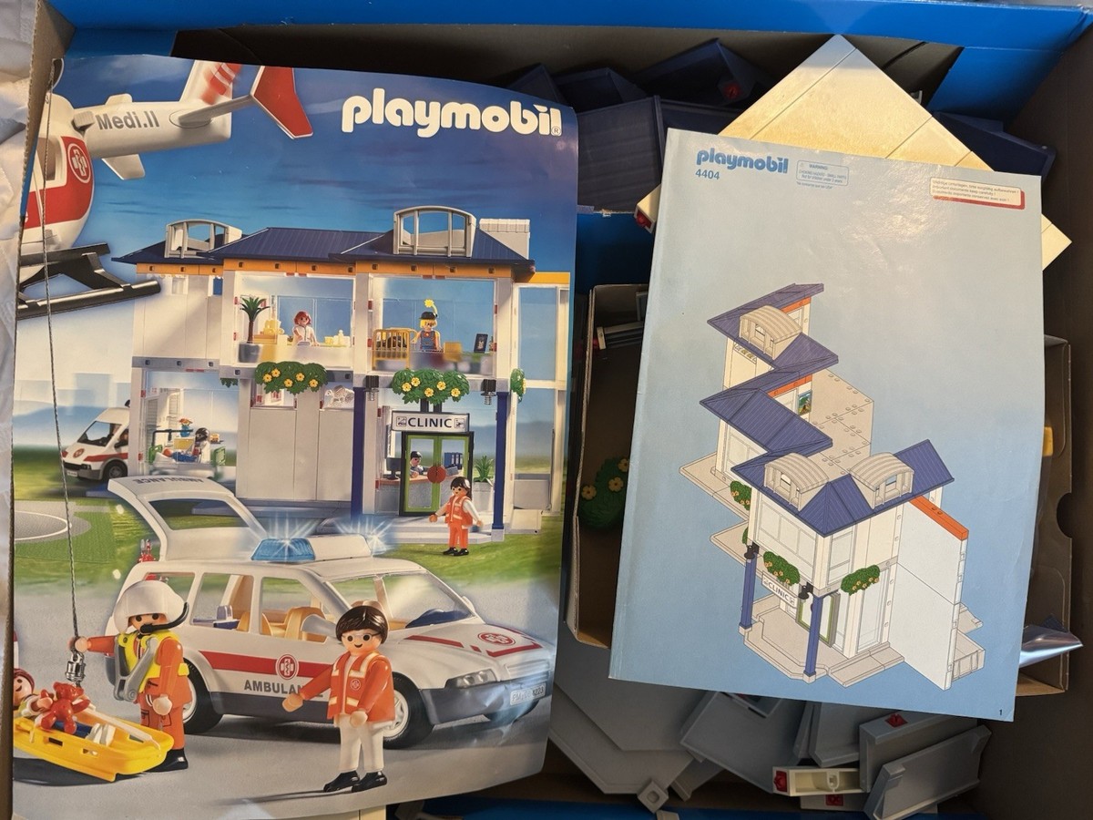 PLAYMOBIL Hospital Clinic 4404 Nearly Complete With Extras PLAYMOBIL Hospital Clinic 4404 Nearly Complete With Extras