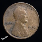 ✅  1910-S Lincoln Wheat Cent - FINE+
