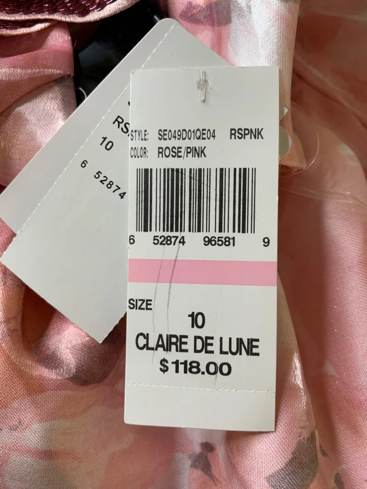 Nuevo con etiquetas Vestido Alto-Bajo Sin Hablas Niños Niñas Rosa Talla 10 Juvenil RN10512 Foto 3 de 4